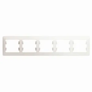 Рамка Schneider Electric Glossa GSL000605 5 постов горизонтальная перламутр