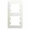 Рамка Schneider Electric Glossa GSL000606 2 поста вертикальная перламутр