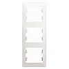 Рамка Schneider Electric Glossa GSL000607 3 поста вертикальная перламутр