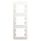 Рамка Schneider Electric Glossa GSL000607 3 поста вертикальная перламутр
