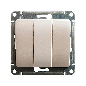 Выключатель Schneider Electric Glossa GSL000631 3 клавиши перламутр