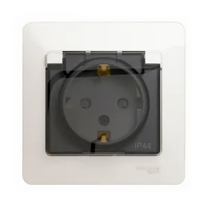 Розетка Schneider Electric Glossa GSL000648 перламутр
