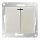 Выключатель Schneider Electric Glossa GSL000653 2 клавиши с подсветкой перламутр