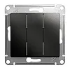 Выключатель Schneider Electric Glossa GSL000731 3 клавиши антрацит