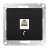 Розетка телефонная Schneider Electric Glossa GSL000781T антрацит