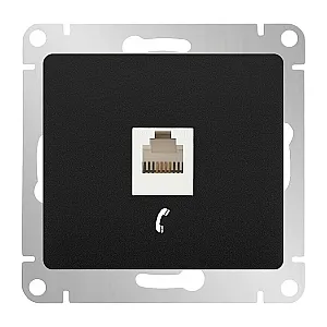 Розетка телефонная Schneider Electric Glossa GSL000781T антрацит