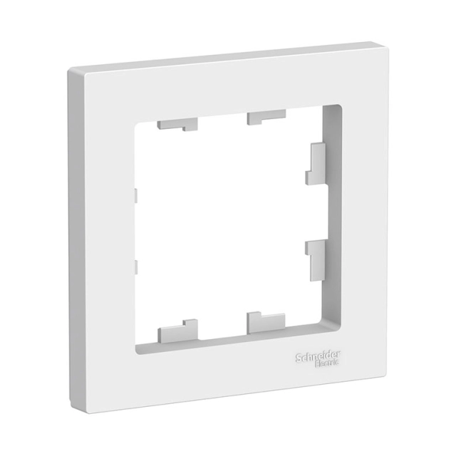 Рамка Schneider Electric AtlasDesign ATN000101 1-пост белая Рамка Schneider Electric AtlasDesign ATN000101 1-пост белая