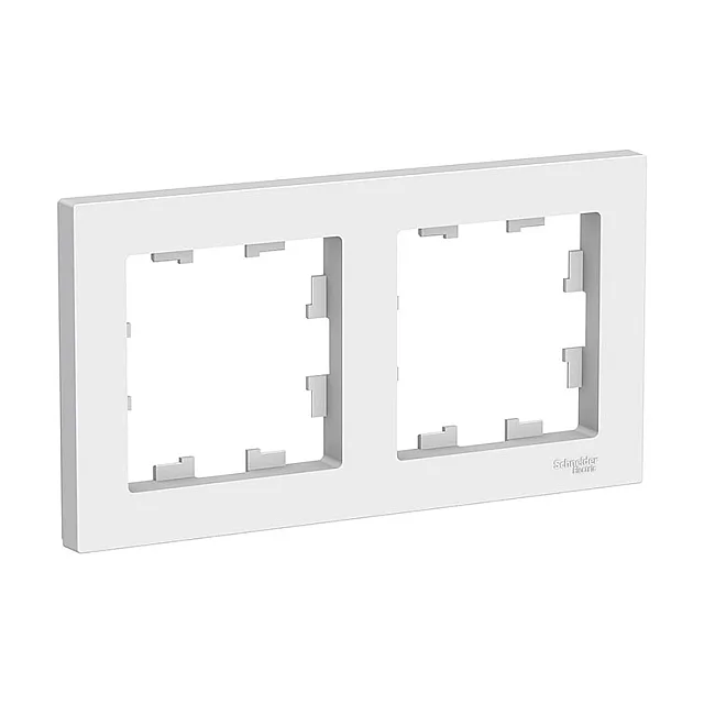 Рамка Schneider Electric AtlasDesign ATN000102 2 поста белая