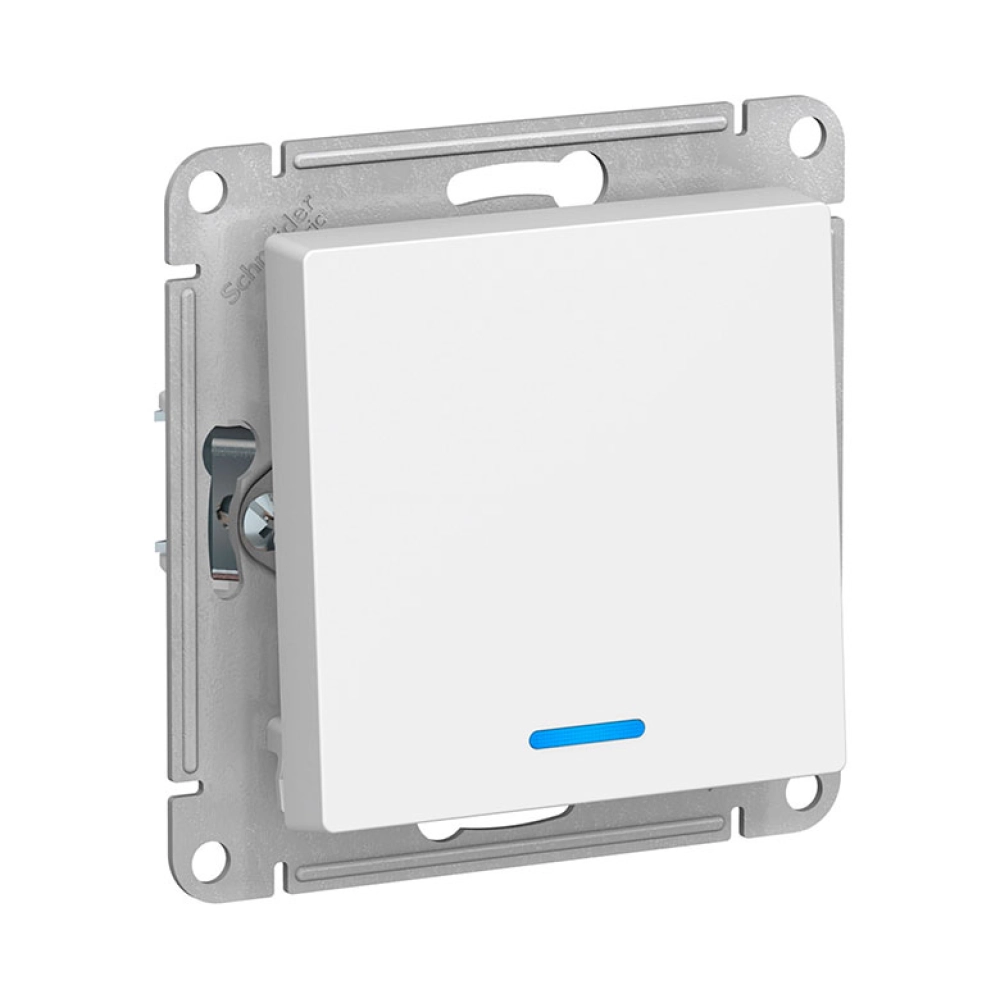 Выключатель Schneider Electric AtlasDesign ATN000113 с подсветкой белый Выключатель Schneider Electric AtlasDesign ATN000113 с подсветкой белый