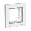 Рамка Schneider Electric AtlasDesign Aqua ATN440101 IP44 1-постовая белая