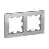 Рамка Schneider Electric AtlasDesign ATN000302 2 поста алюминий