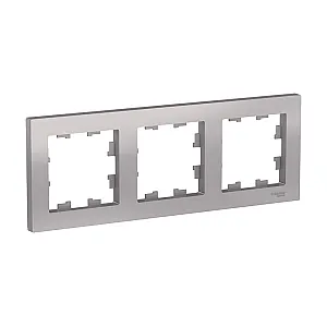 Рамка Schneider Electric AtlasDesign ATN000303 3 поста алюминий