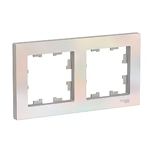 Рамка Schneider Electric AtlasDesign ATN000402 2 поста жемчуг