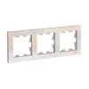 Рамка Schneider Electric AtlasDesign ATN000403 3-поста жемчуг
