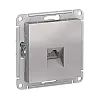 Розетка компьютерная Schneider Electric AtlasDesign ATN000383 RJ45 кат.5e алюминий