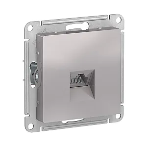 Розетка компьютерная Schneider Electric AtlasDesign ATN000383 RJ45 кат.5e алюминий