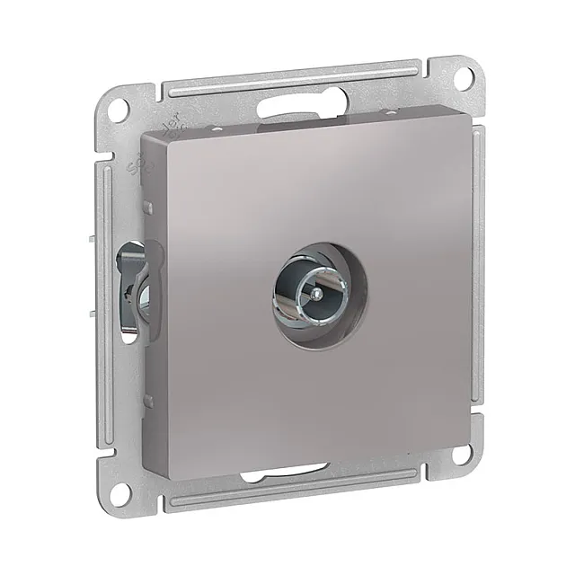 Розетка TV Schneider Electric AtlasDesign ATN000391 одиночная 1dB алюминий