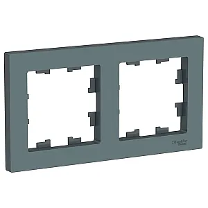 Рамка Schneider Electric AtlasDesign ATN000702 2 поста грифель