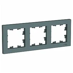Рамка Schneider Electric AtlasDesign ATN000703 3 поста грифель