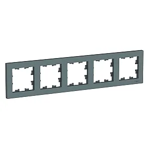 Рамка Schneider Electric AtlasDesign ATN000705 5 постов грифель
