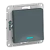 Выключатель Schneider Electric AtlasDesign ATN000713 1 клавиша с подсветкой грифель