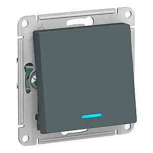 Выключатель проходной Schneider Electric AtlasDesign ATN000763 1 клавиша с подсветкой грифель