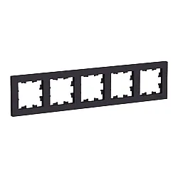 Рамка Schneider Electric AtlasDesign ATN001005 5 постов карбон