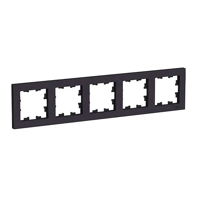 Рамка Schneider Electric AtlasDesign ATN001005 5 постов карбон