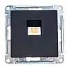 Розетка компьютерная Schneider Electric AtlasDesign ATN001083 RJ45 кат. 5Е карбон