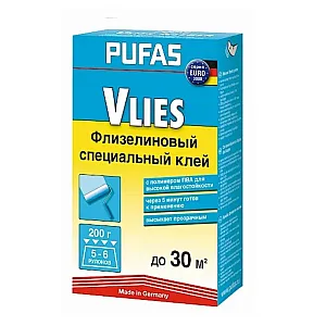 Клей для флизелиновых обоев Pufas Vlies Euro 3000 200 г