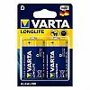 Батарейка Varta Longlife 2 D/LR20 BL2 2/20/100 К