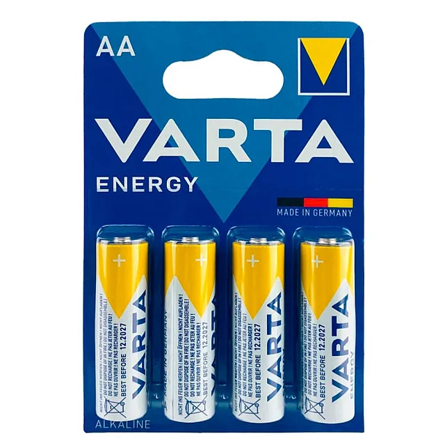 Батарейка Varta Energy LR6 AA Alkaline BL4 4/80/400 К