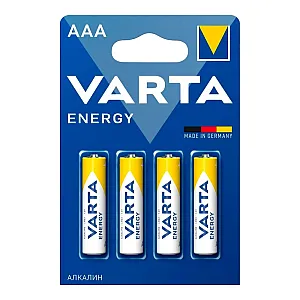 Батарейка Varta Energy LR03 AAA Alkaline BL4 4/40/200 К