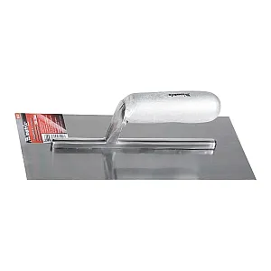 Гладилка стальная Matrix 86732 зеркальная полировка деревянная ручка 280*130 мм