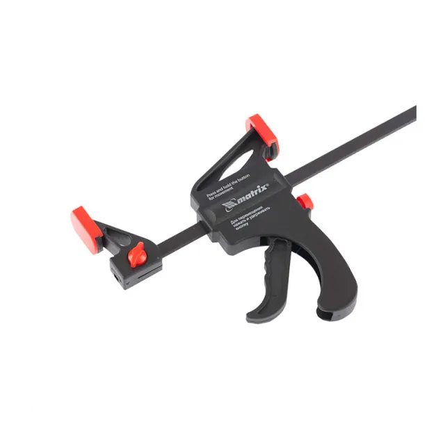 Струбцина универсальная F-образная Matrix 20562 быстрозажимная 200*315*45 мм пластмассовый корпус