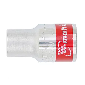 Головка торцевая Matrix 13110 10 мм 6-гранная CrV под квадрат 1/2