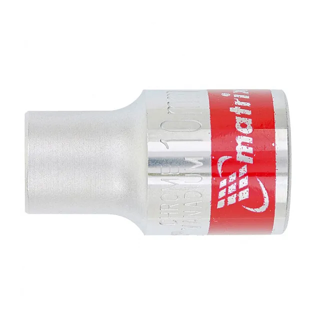 Головка торцевая Matrix 13110 10 мм 6-гранная CrV под квадрат 1/2