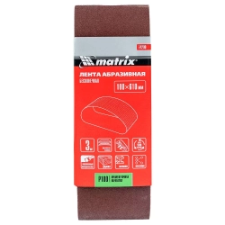 Шлифлента 100*610 мм P100 Matrix 74290 бесконечная 3 шт