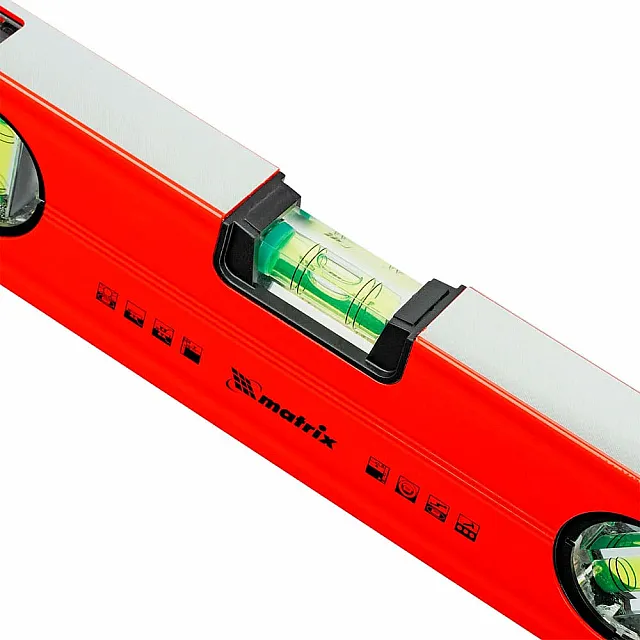 Уровень Matrix 34712 3 глазка алюминиевый фрезерованный магнитный усиленный 1200 мм