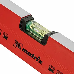 Уровень Matrix 34718 3 глазка алюминиевый фрезерованный магнитный усиленный 1800 мм