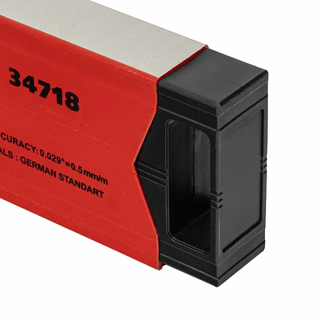 Уровень Matrix 34718 3 глазка алюминиевый фрезерованный магнитный усиленный 1800 мм