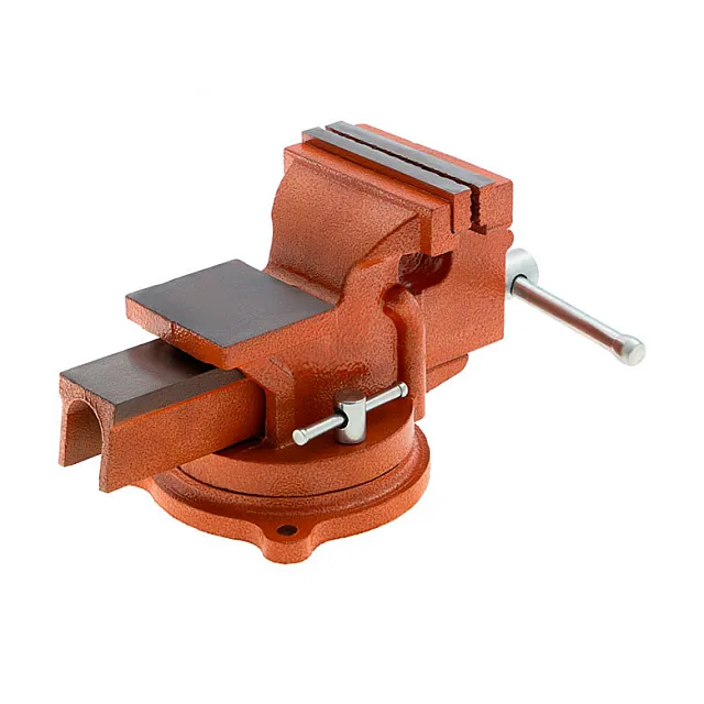 Тиски слесарные Sparta 186235 поворотные с наковальней 100 мм