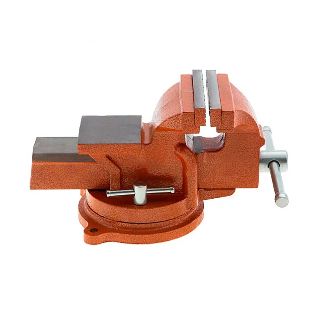 Тиски слесарные Sparta 186235 поворотные с наковальней 100 мм