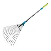 Грабли веерные Palisad Luxe 61787 стальные 15 зубьев раздвижные черенок 190 - 600*790 - 1620 мм