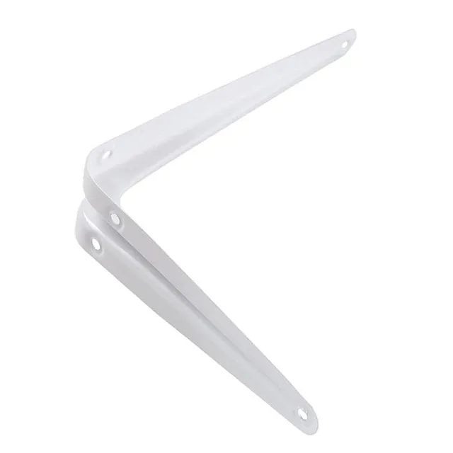 Кронштейн угловой Сибртех 93951 с ребром белый 125*150 мм