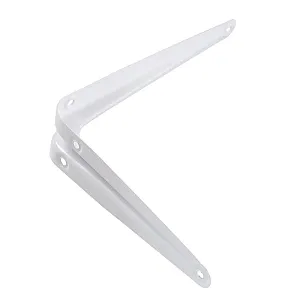 Кронштейн угловой Сибртех 94019 с ребром белый 350*400 мм