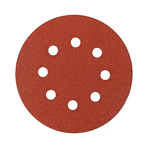 Круг абразивный Matrix 73807 125 мм P150 на ворсовой подложке 5 шт