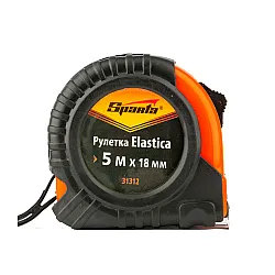 Рулетка Sparta Elastica 5 м*18 мм обрезиненный корпус