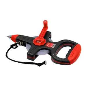 Рулетка геодезическая Matrix 31443 металлическая лента открытый корпус 30 м*12.5 мм