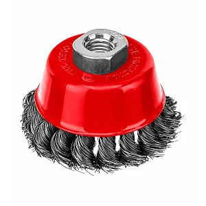 Щетка чашка Matrix 74614 М14 75 мм крученая проволока